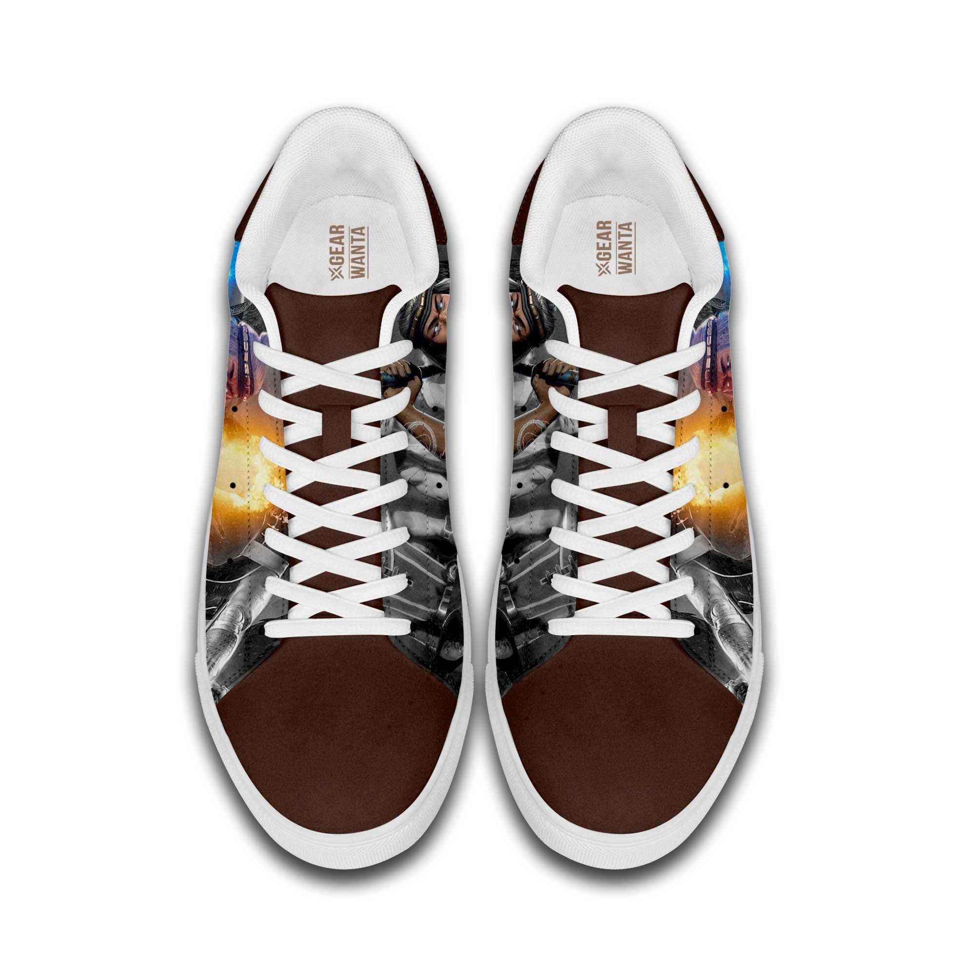 Mortal Kombat Liu Kang Custom Skate Shoes For Fans