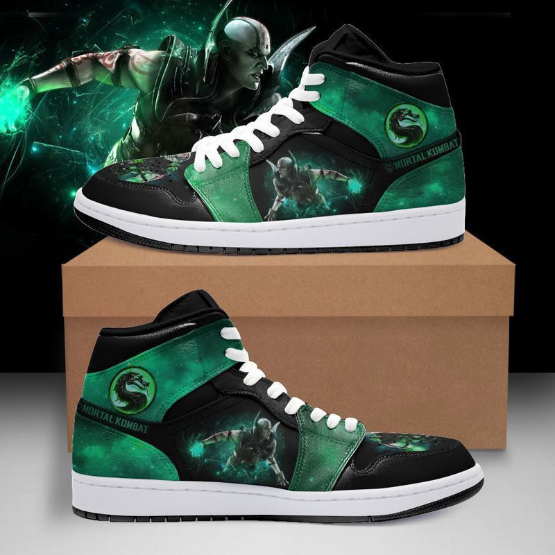 Mortal Kombat Quan Chi High Top Air Jordan Sneaker, Air Jordan Hightop