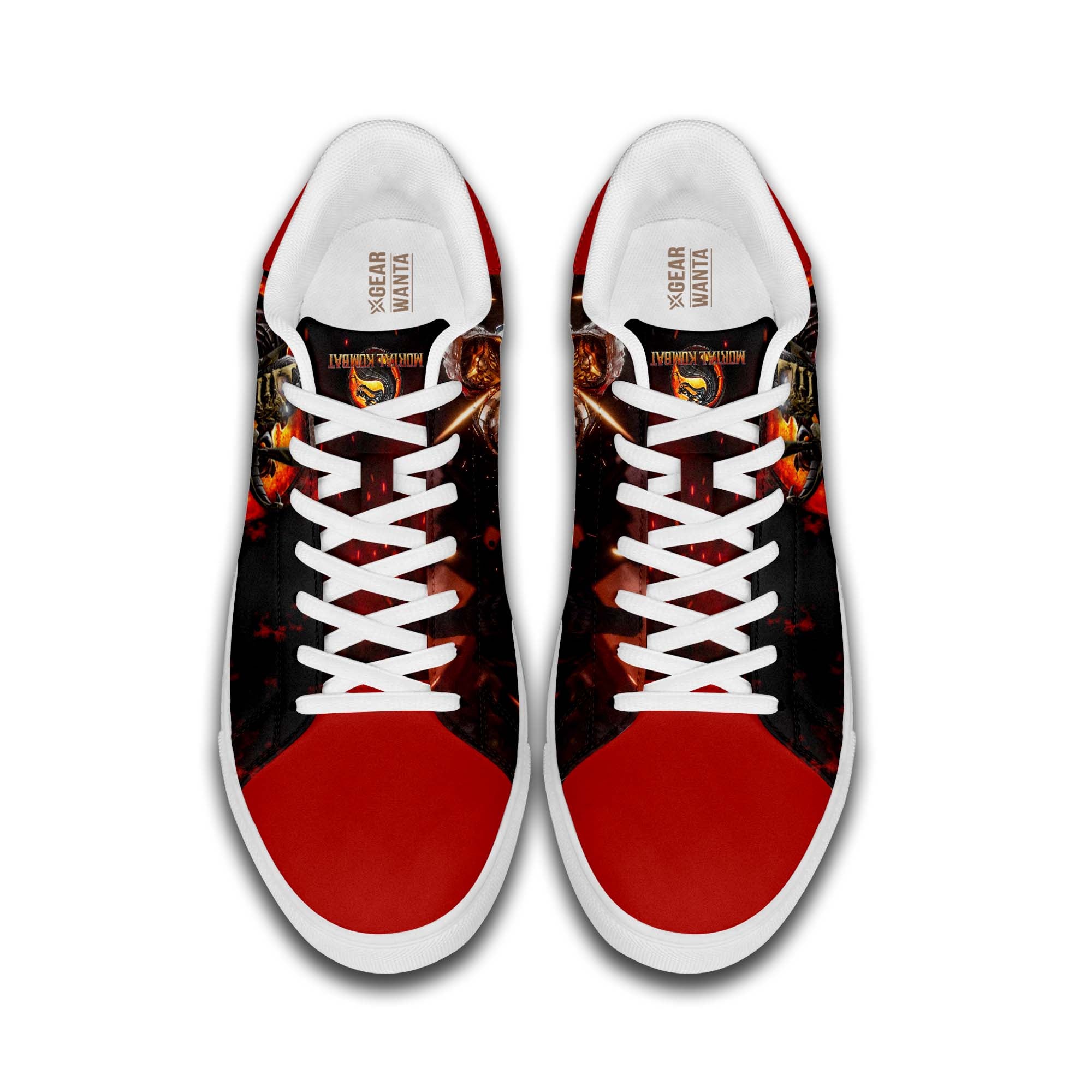 Mortal Kombat Scorpion Custom Skate Shoes For Fans
