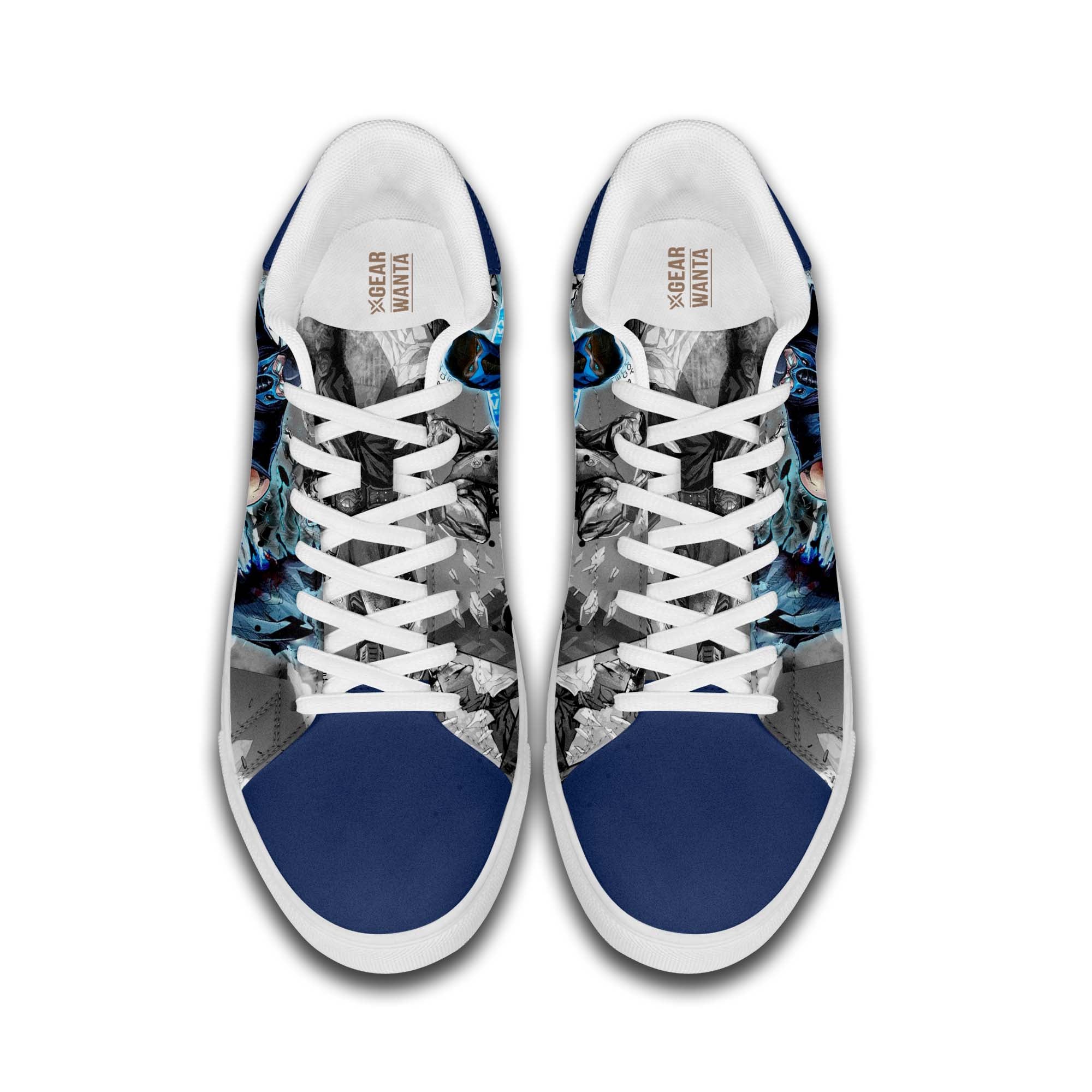 Mortal Kombat Sub-zero Custom Skate Shoes For Fans