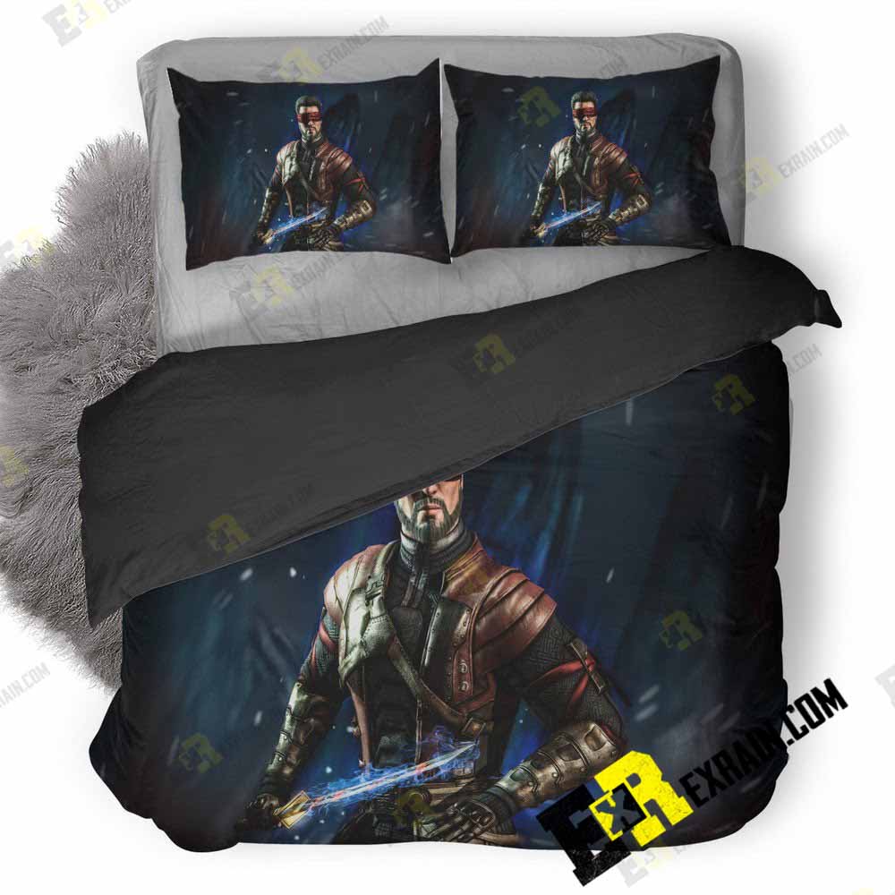 Mortal Kombat X New Bk 3D Customized Duvet Cover Bedding Set
