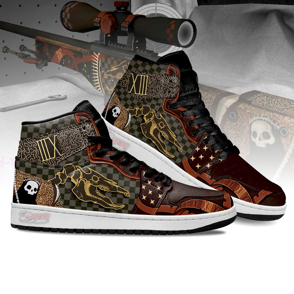 Mortis Counter-Strike Skins JD Sneakers Shoes For Fans, Air Jordan Hightop
