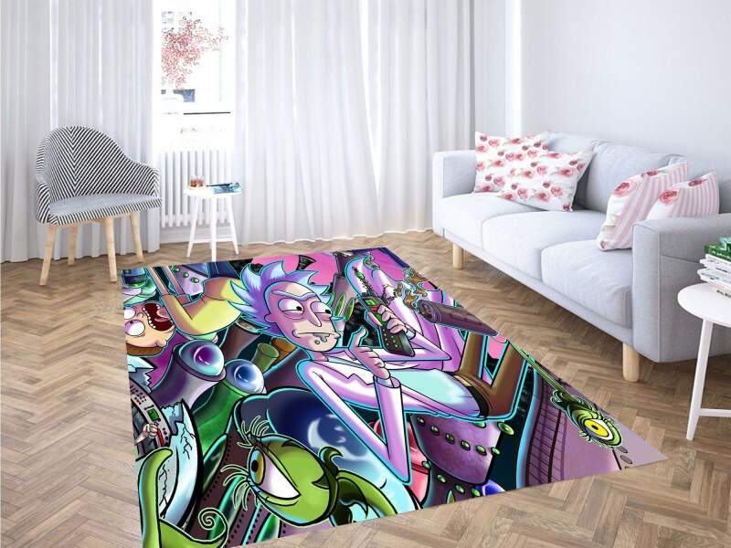 Morty Cartoon Carpet Rectangle Rug
