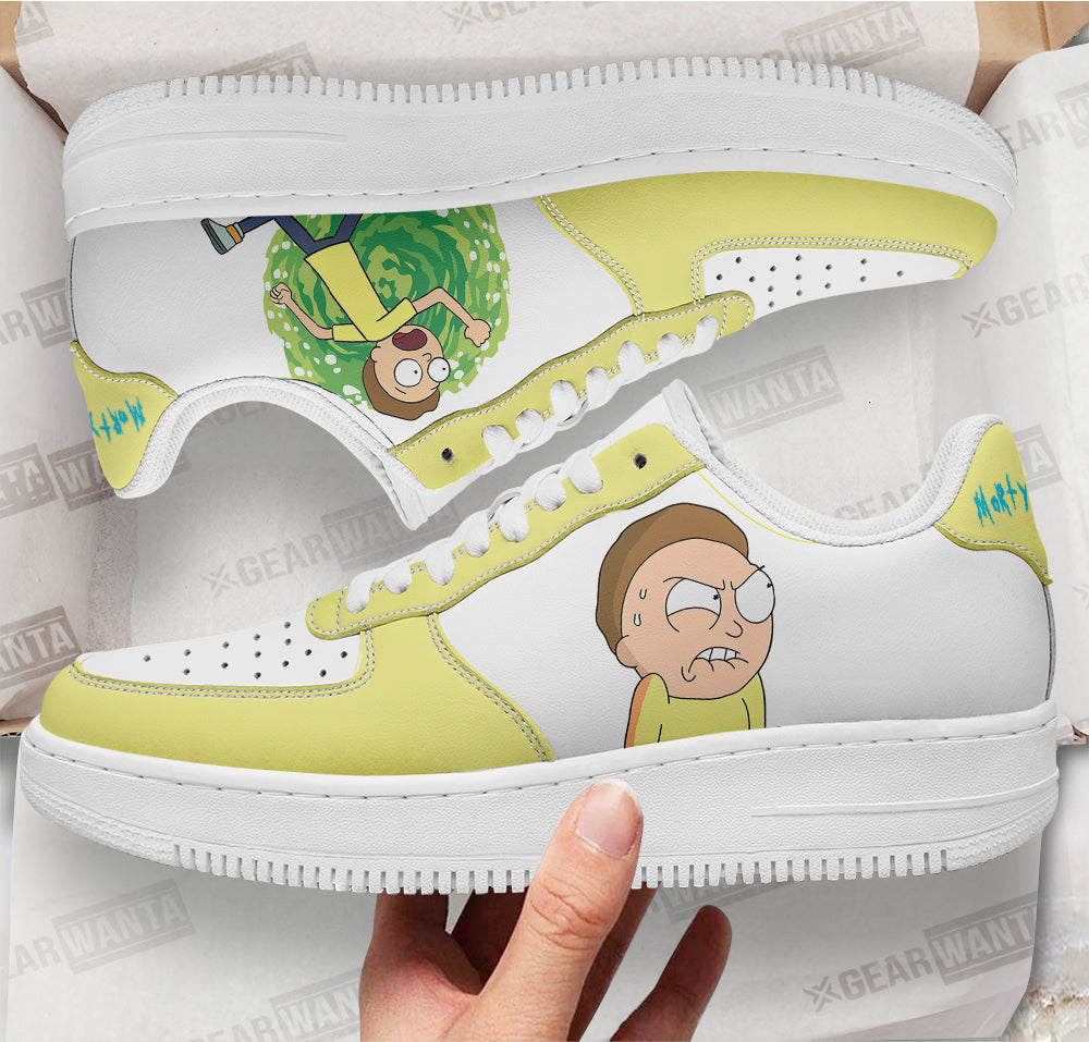Morty Smith Rick and Morty Custom Air Sneakers