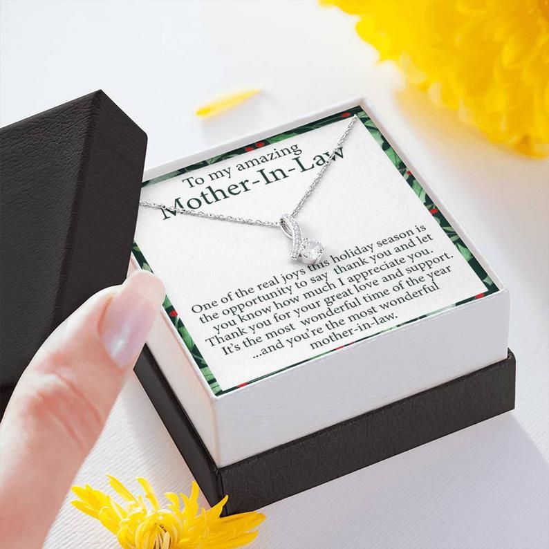 Mother in Law Alluring Beauty Necklace : Present, Necklace Jewelry, Xmas Gift, Gift Idea for Mother in Law, Husband’s Mom