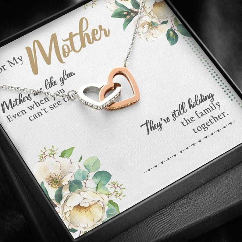 Mother Necklace – Necklace Gift For Mother – Interlocking Hearts Necklace – The Necklace Gifts For Mother