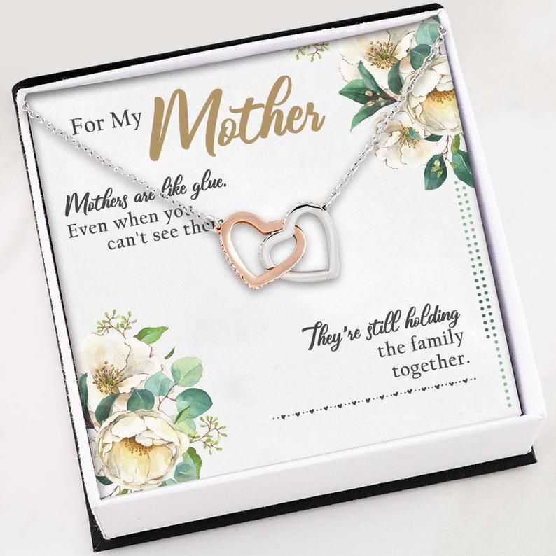 Mother Necklace – Necklace Gift For Mother – Interlocking Hearts Necklace – The Necklace Gifts For Mother