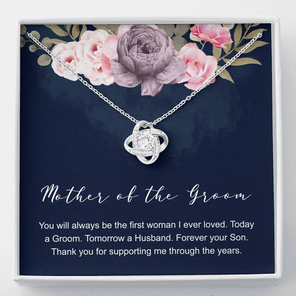 Mother of the Groom Love Knot Necklace
