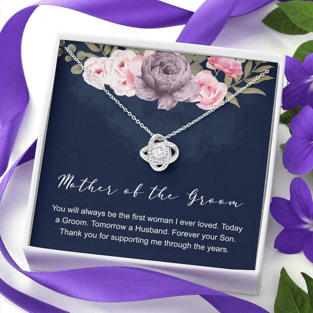 Mother of the Groom Love Knot Necklace
