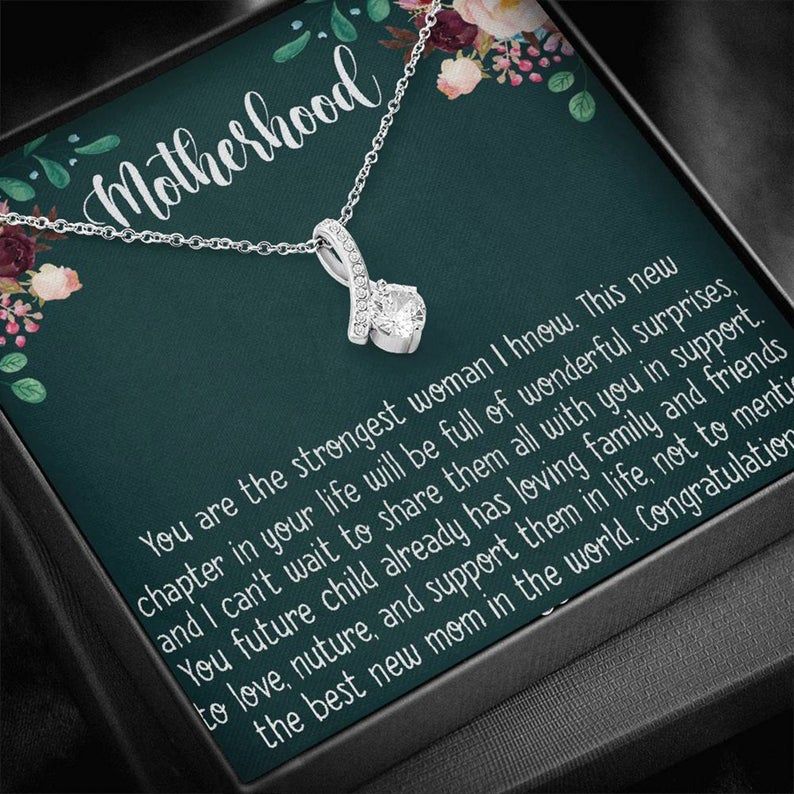 Motherhood Alluring Beauty Necklace Gift – Perfect gift for pregnancy, expecting mother, first time mom