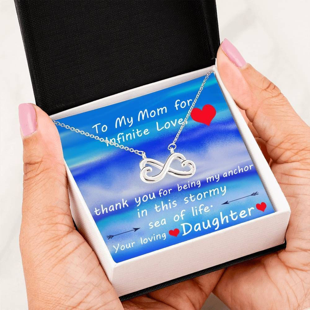 Mother’s Day Gift | Gift For Mom | Mother’s Day Necklace | Mother’s Day Jewelry | Infinity Heart Necklace For Mom
