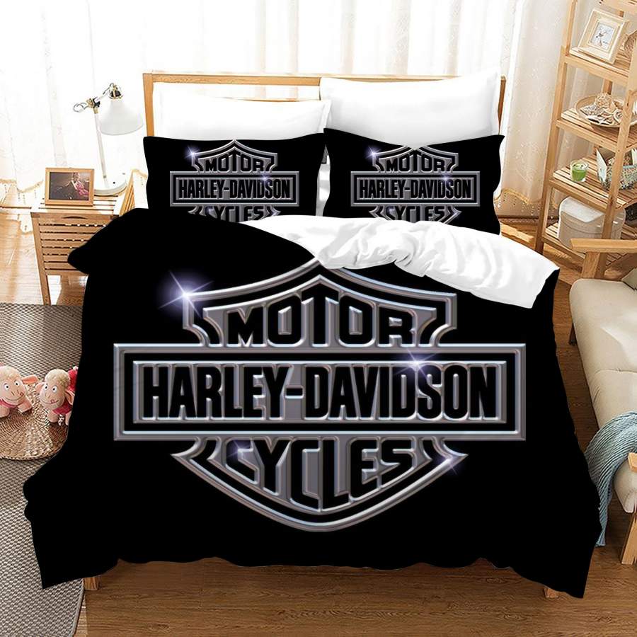 Motor Harley Davidson #13 Duvet Cover Quilt Cover Pillowcase Bedding Set Bed Linen Home Bedroom Decor