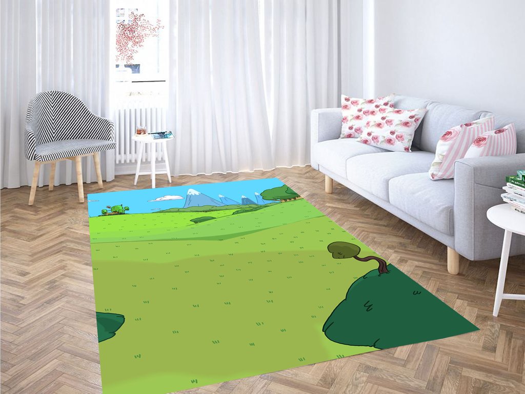 Mountain Adventure Time Living Room Modern Carpet Rectangle Rug