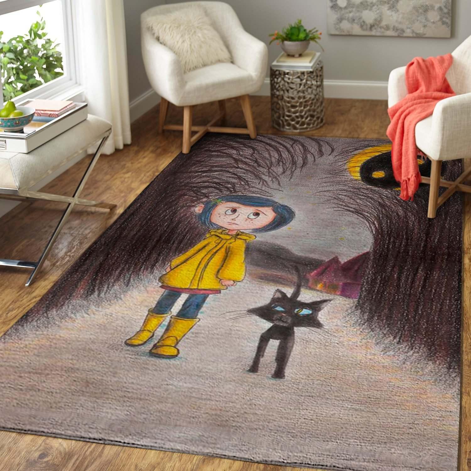 Movie Home Decor Coraline Area Rectangle Rug