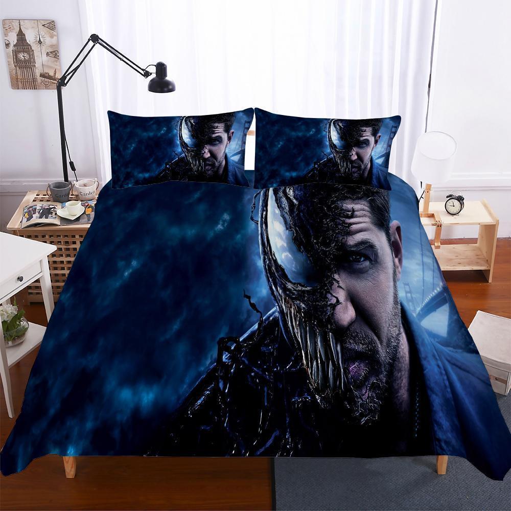 Movie Venom Theme Household Items Digital Printing3D Customized Duvet Cover Bedding Set