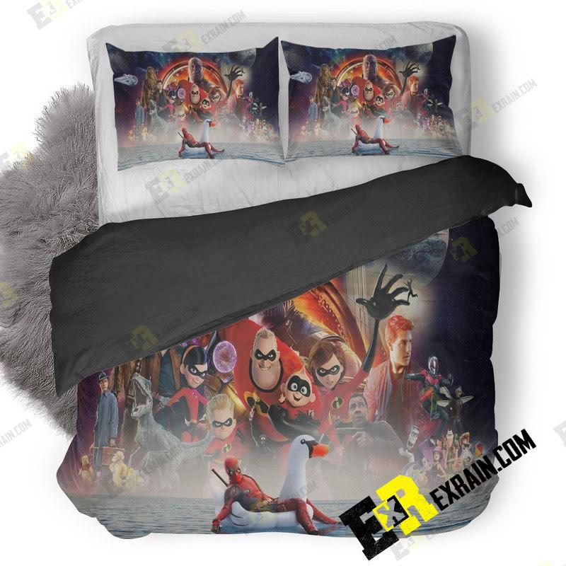Movies Combination Art Yt 3D Customized Duvet Cover Bedding Set