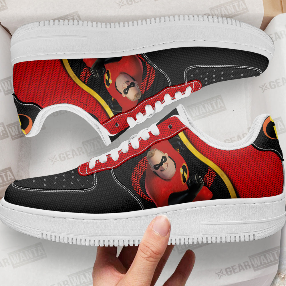 Mr. Incredible Air Sneakers Custom Incredible Family Cartoon Shoes