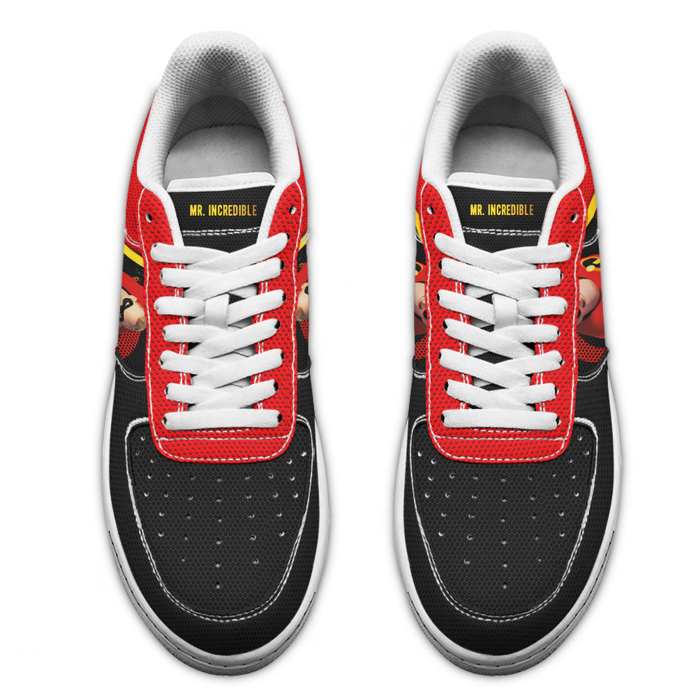 Mr. Incredible Air Sneakers Custom Incredible Family Cartoon Shoes