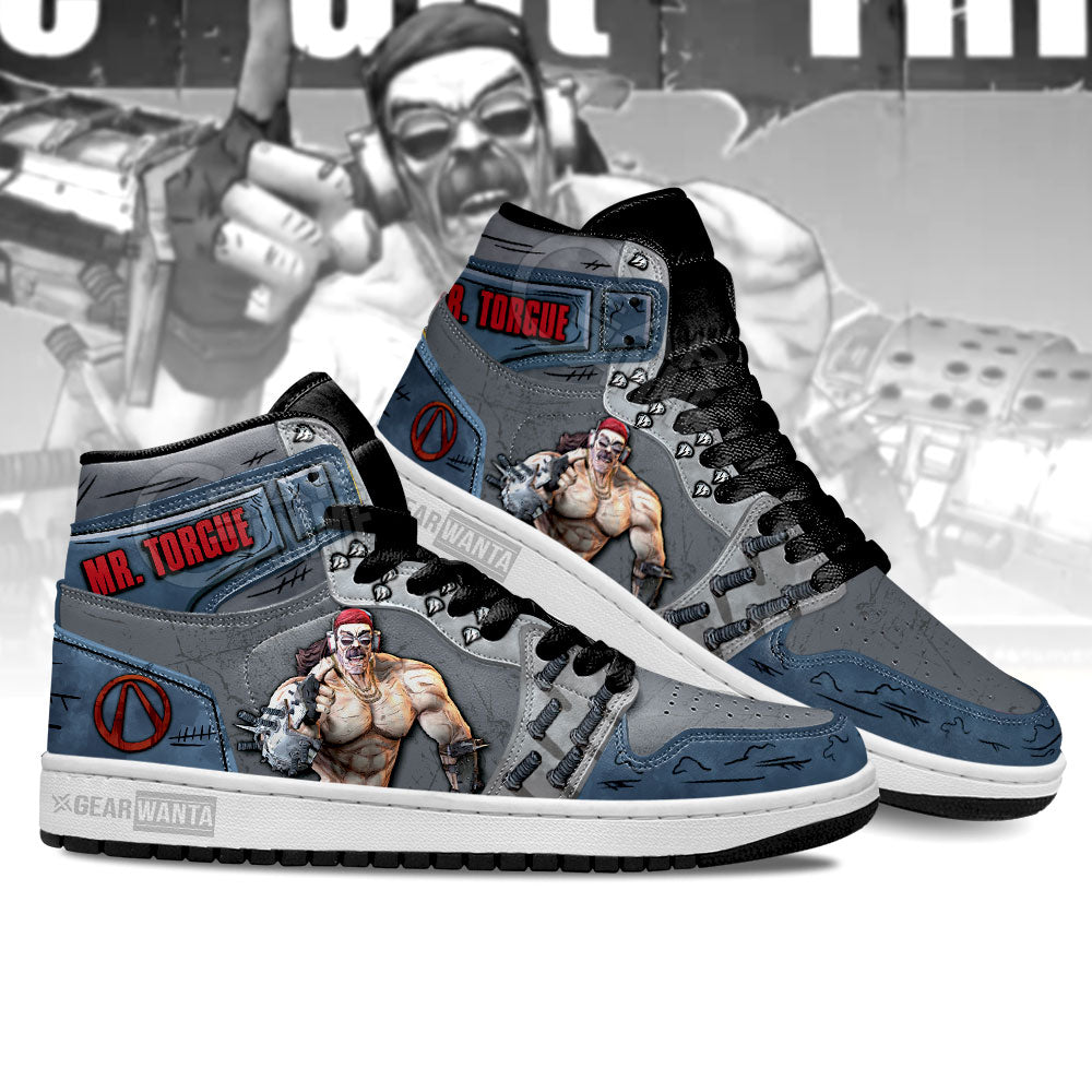 Mr. Torgue Borderlands J1 Shoes For Fans Sneakers, Air Jordan Hightop