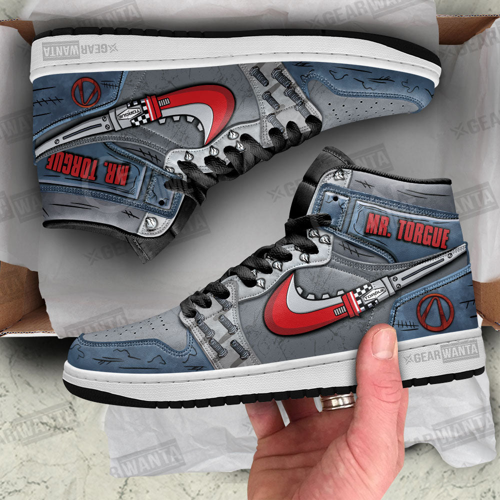 Mr. Torgue Swoosh Borderlands J1 Shoes For Fans Sneakers, Air Jordan Hightop