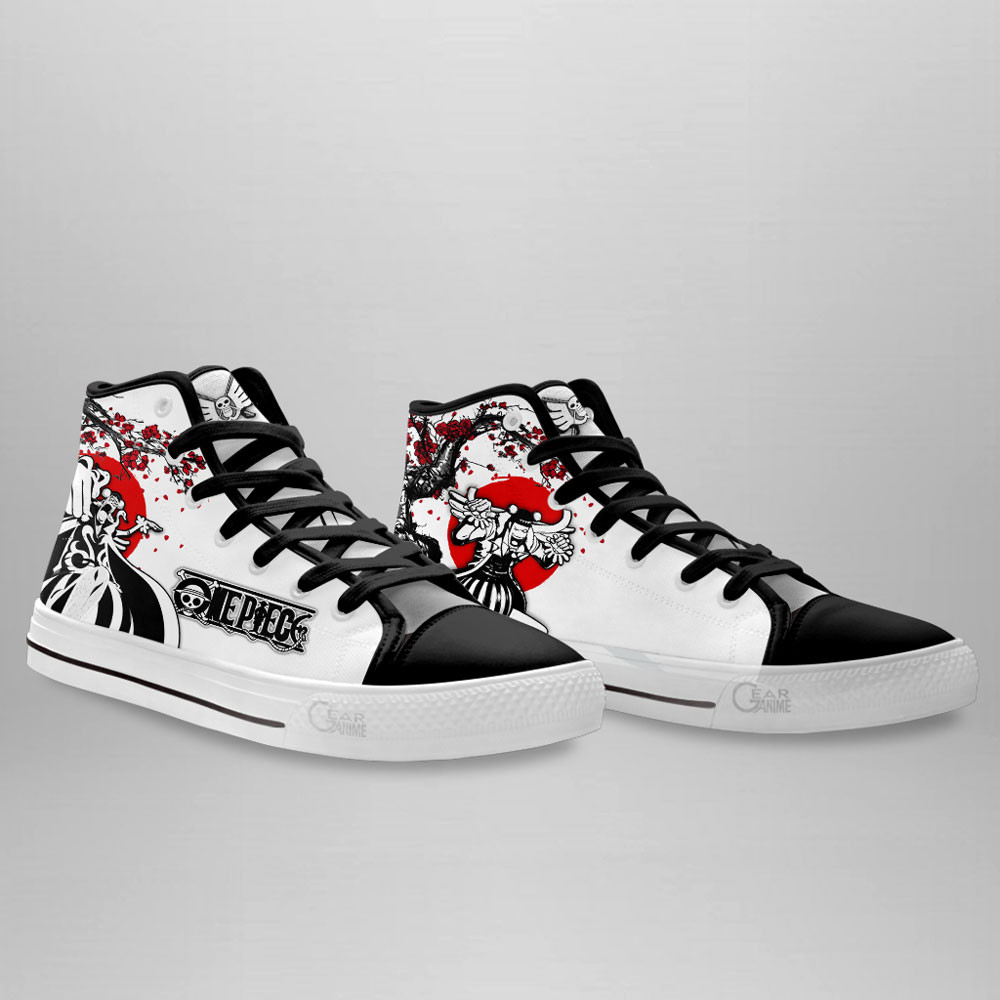 Mr 2 Bentham High Top Shoes Custom One Piece Anime Sneakers Japan Style