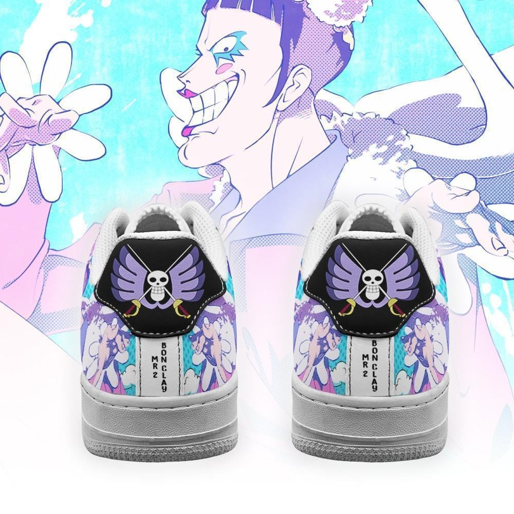Mr 2 Bon Clay Air Sneakers Custom Anime One Piece Shoes