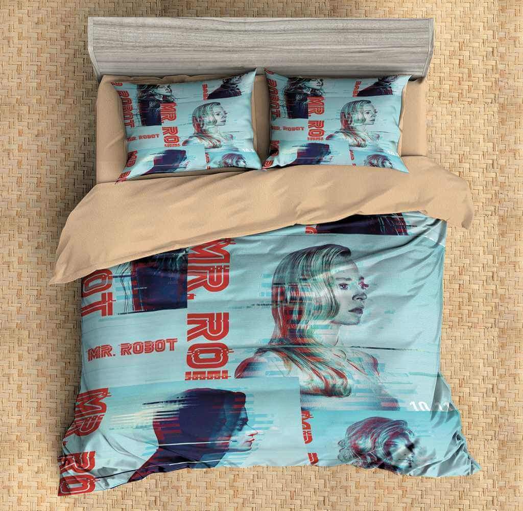 Mr Robot 3D Customized Duvet Cover Bedding Set