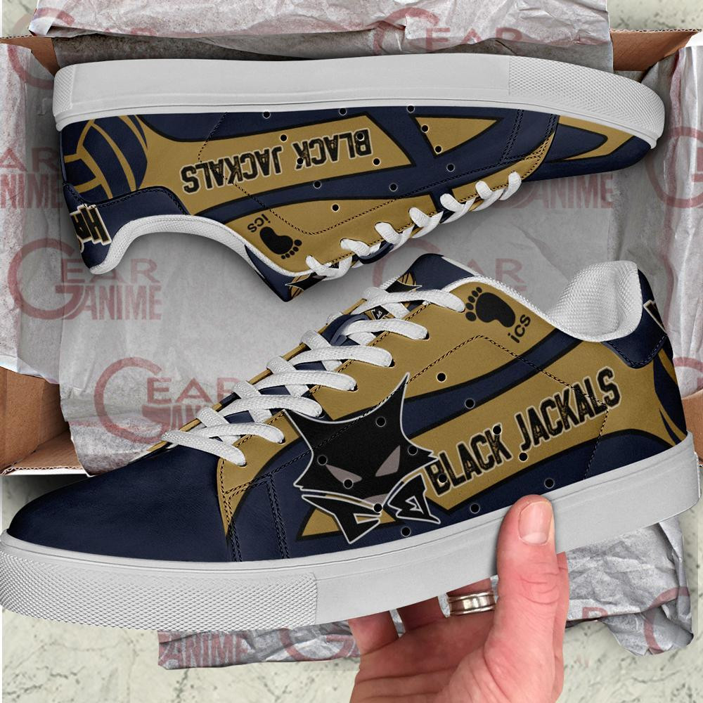 MSBY Black Jackal Skate Shoes Custom Haikyuu Anime Shoes