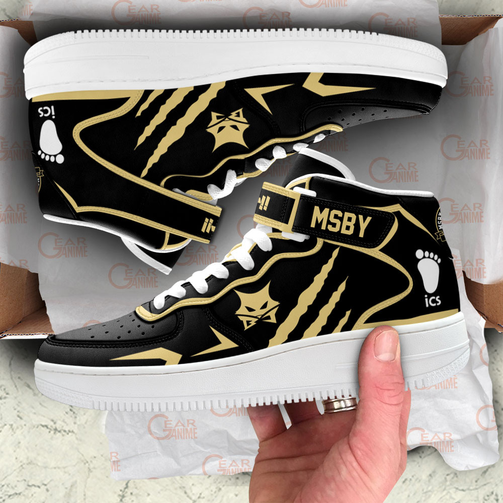 MSBY Sneakers Air Mid Custom Haikyuu Anime Shoes