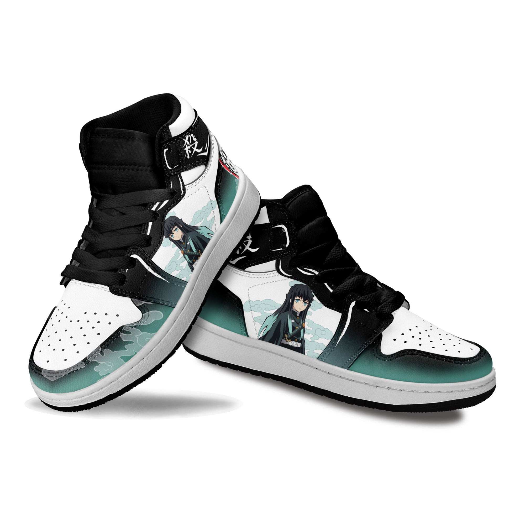 Muichiro Tokito Kids Sneakers Custom Anime Demon Slayer Shoes For Kids