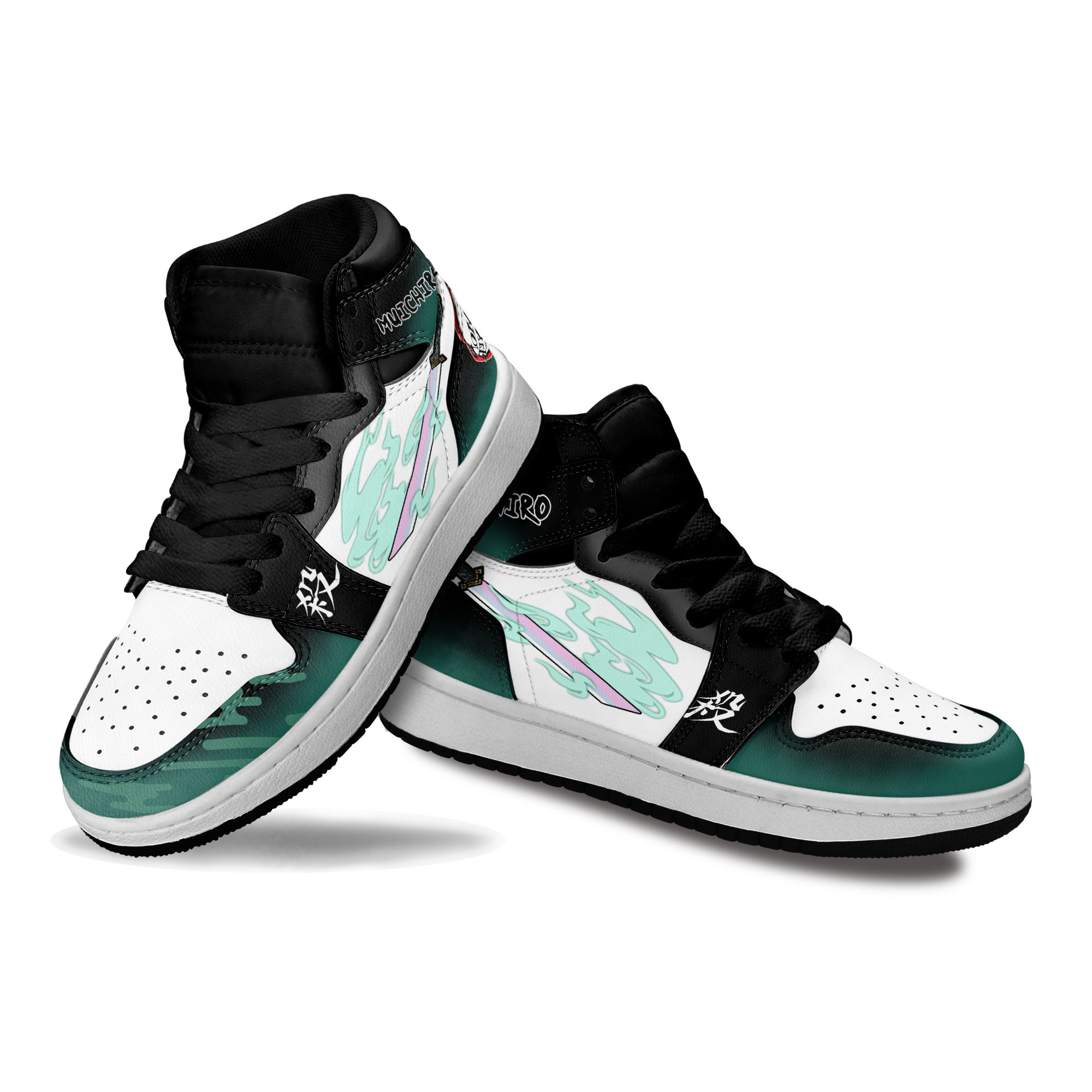 Muichiro Tokito Mist Breathing Kids Sneakers Demon Slayer Anime Shoes For Kids