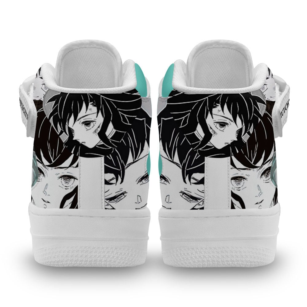 Muichiro Tokito Sneakers Air Mid Demon Slayer Anime Shoes Mix Manga