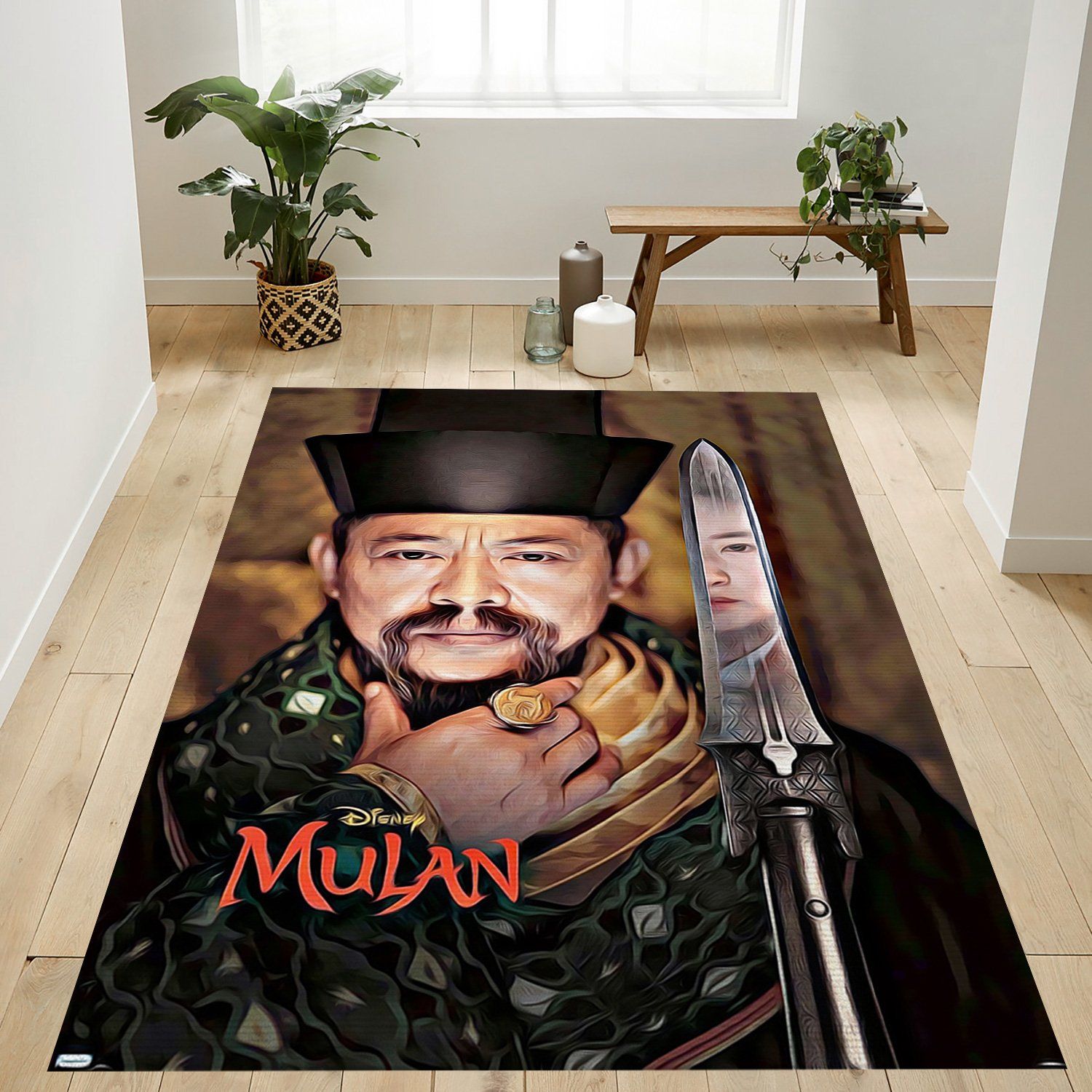 Mulan Emperor Rectangle Rug – Custom Size And Printing
