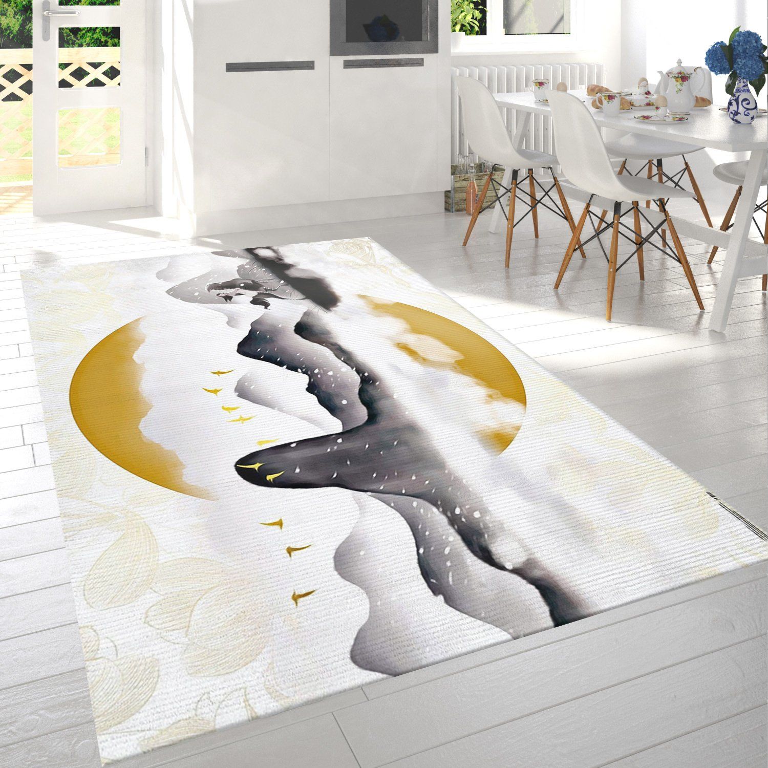 Mulan Mountain Rectangle Rug – Custom Size And Printing