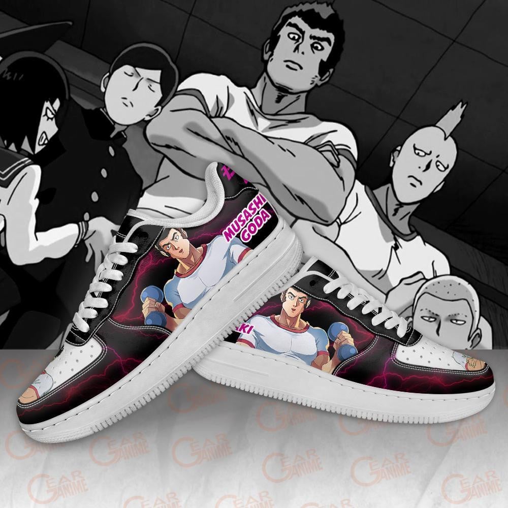 Musashi Goda Shoes Mob Pyscho 100 Anime Sneakers