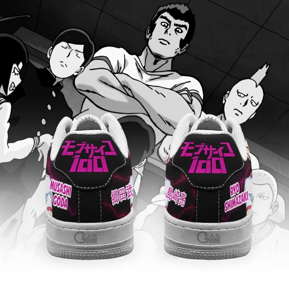 Musashi Goda Shoes Mob Pyscho 100 Anime Sneakers