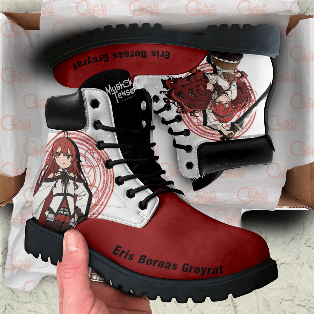 Mushoku Tensei Eris Boreas Greyrat Boots Anime Custom Shoes
