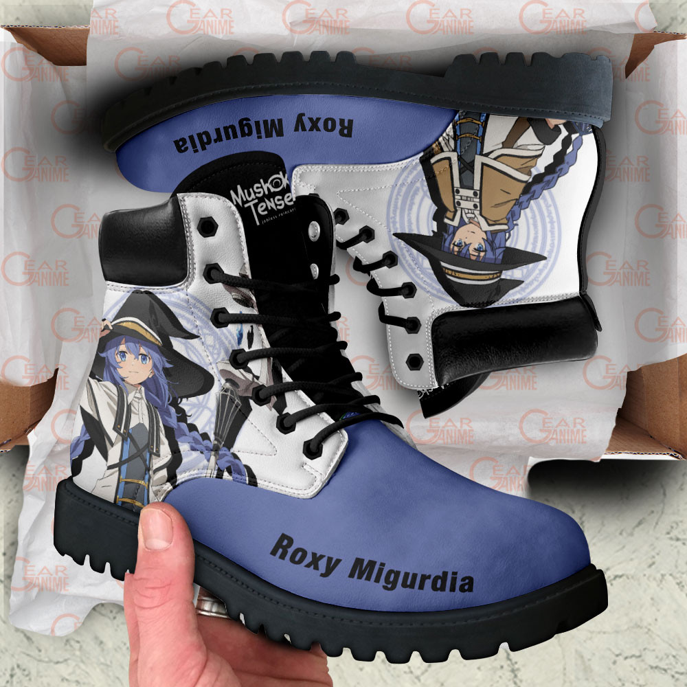 Mushoku Tensei Roxy Migurdia Boots Anime Custom Shoes