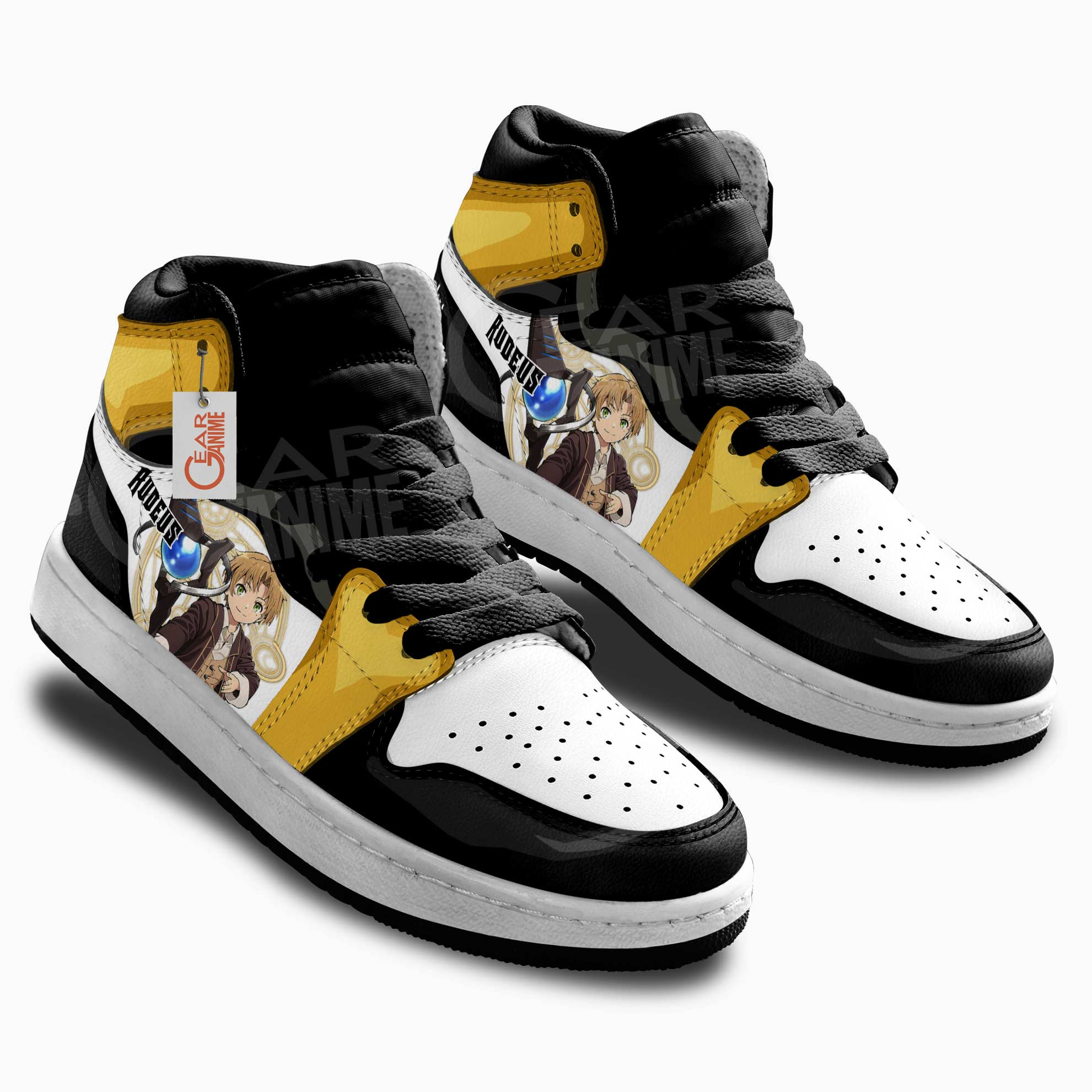 Mushoku Tensei Rudeus Greyrat Anime Custom Kids Sneakers