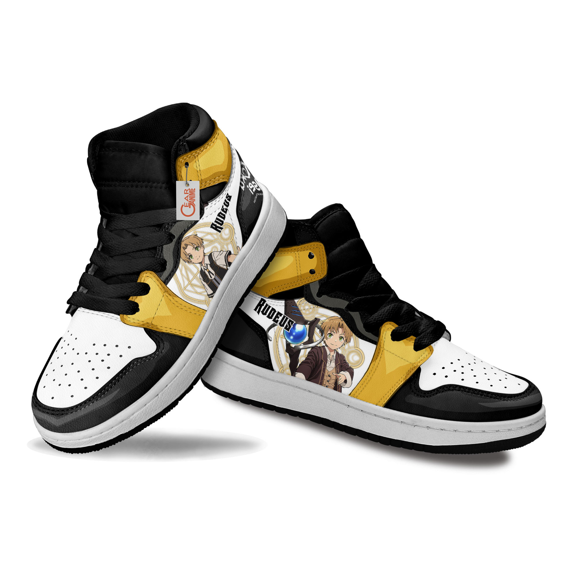 Mushoku Tensei Rudeus Greyrat Anime Custom Kids Sneakers
