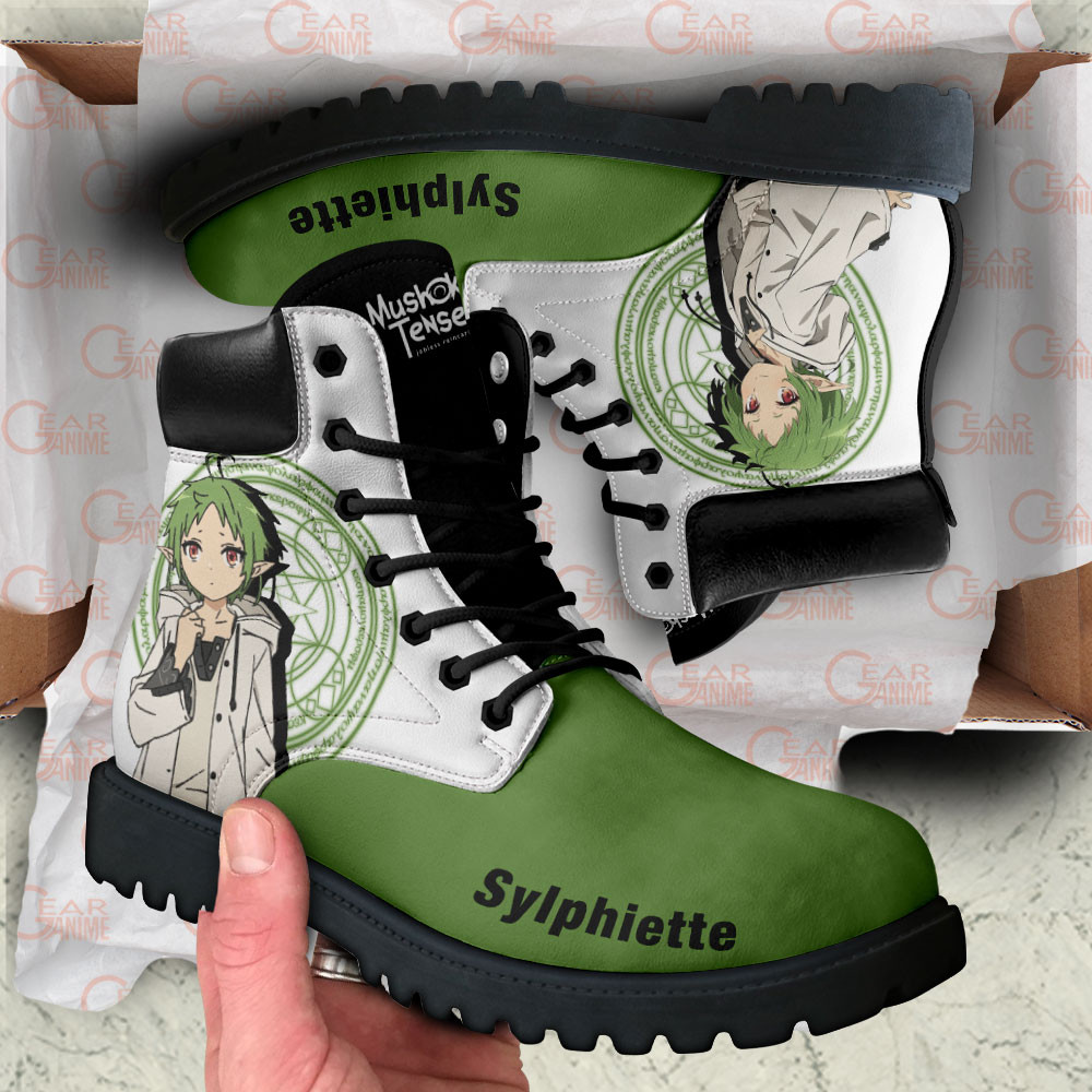 Mushoku Tensei Sylphiette Boots Anime Custom Shoes