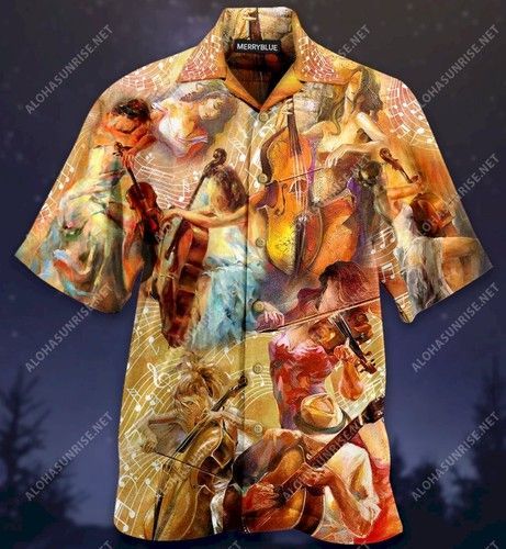 Music Is The Taste Of My Soul Violins Unisex Hawaiian Shirt
