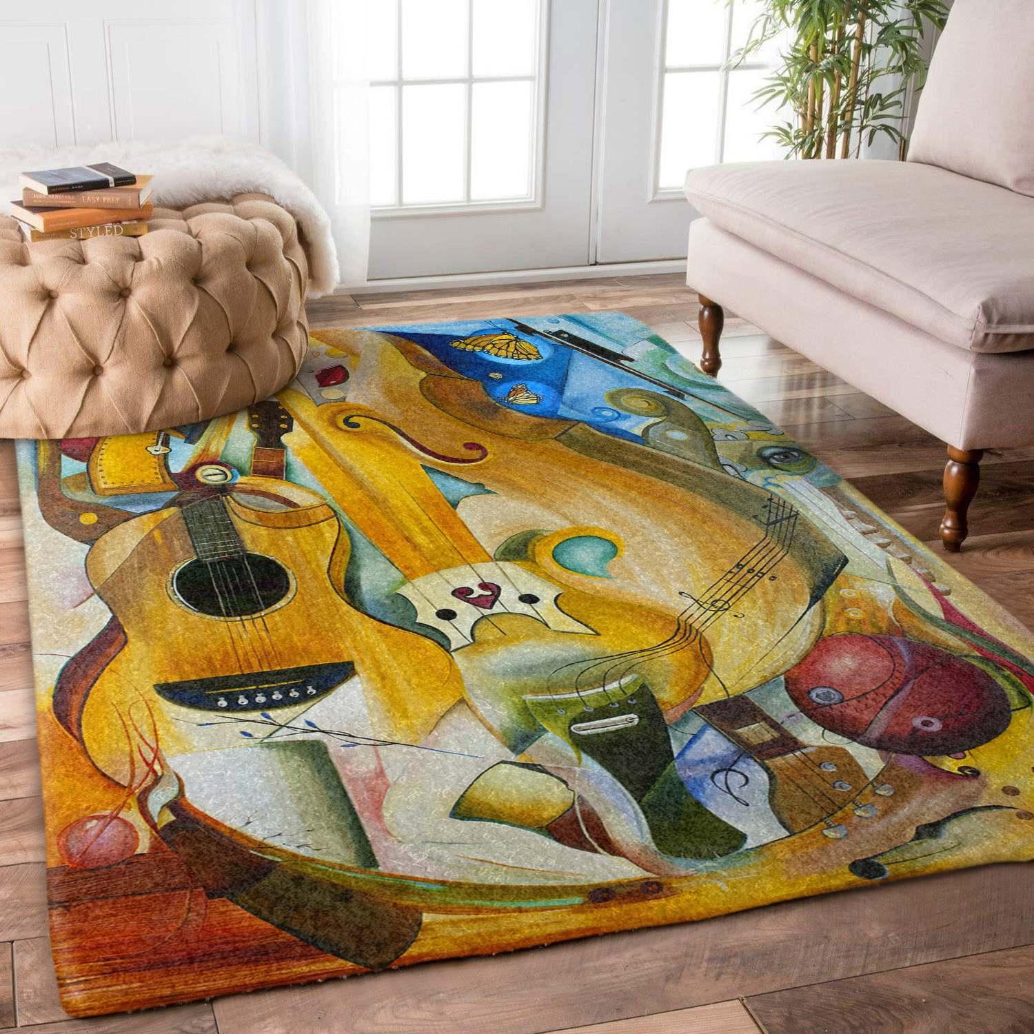 Music Rectangle Rug