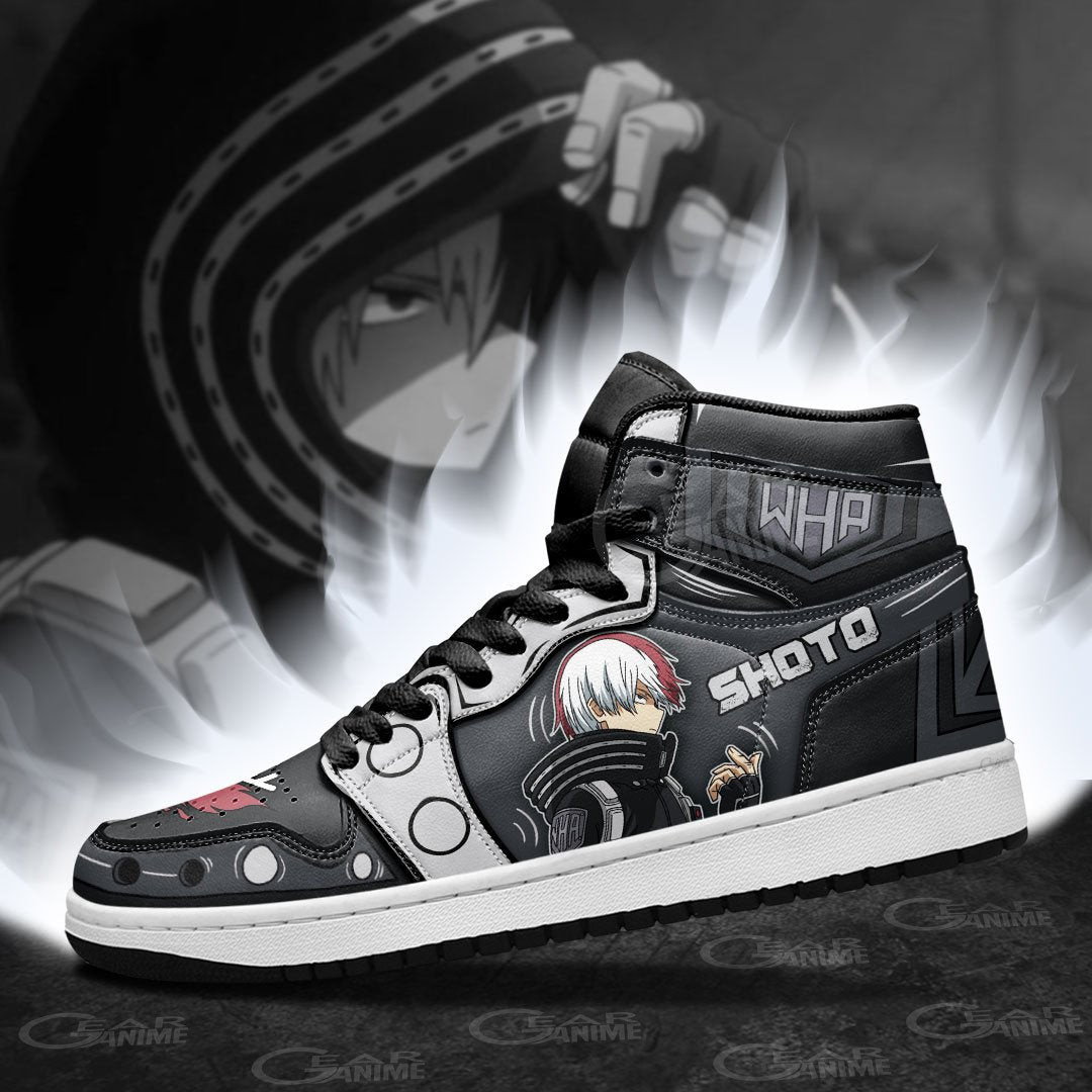 Musketeer Shoto Todoroki JD1s Sneakers Anime My Hero Academia Shoes, Air Jordan Hightop