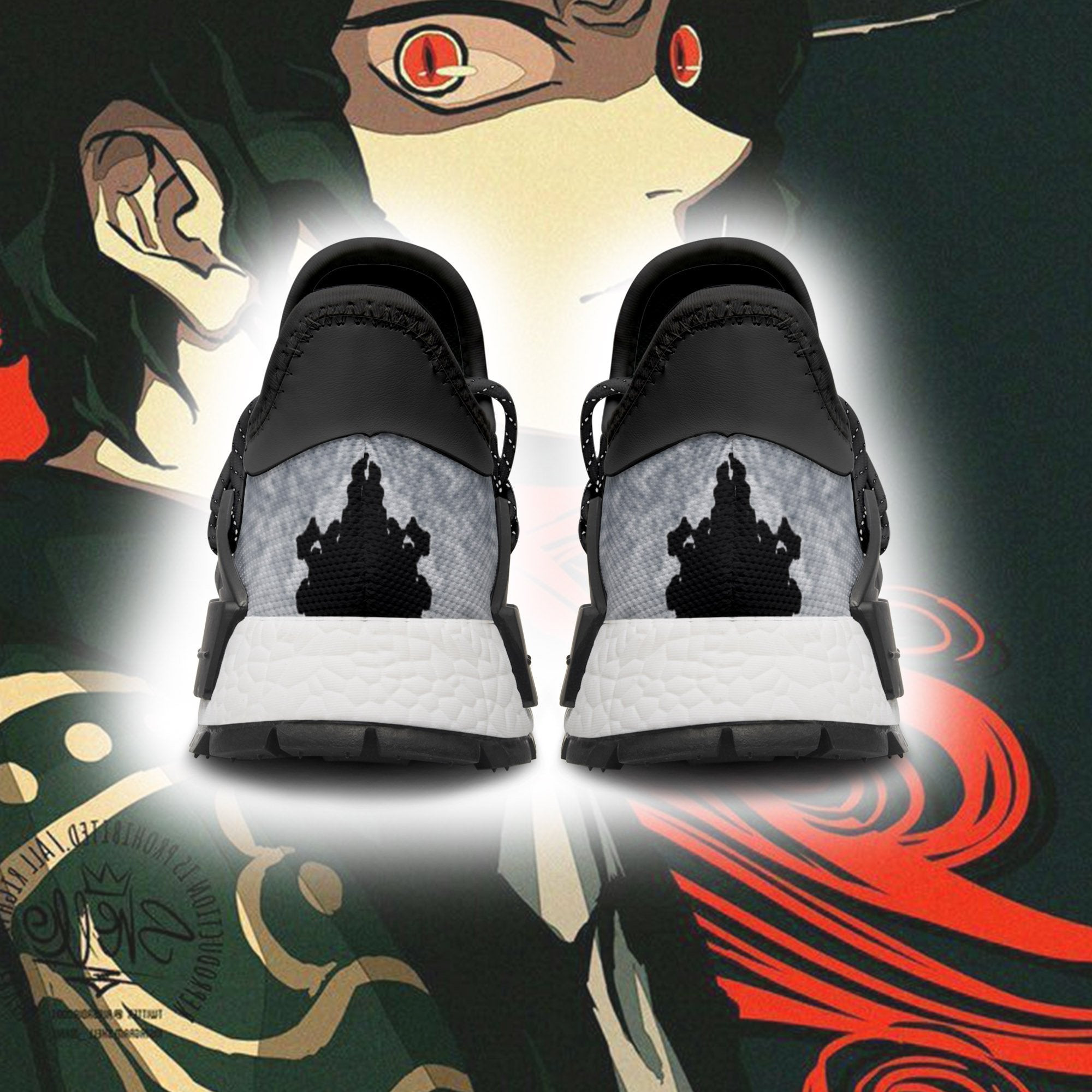 Muzan Kibutsuji Shoes Demon Slayer Anime Sneakers, NMD Shoes