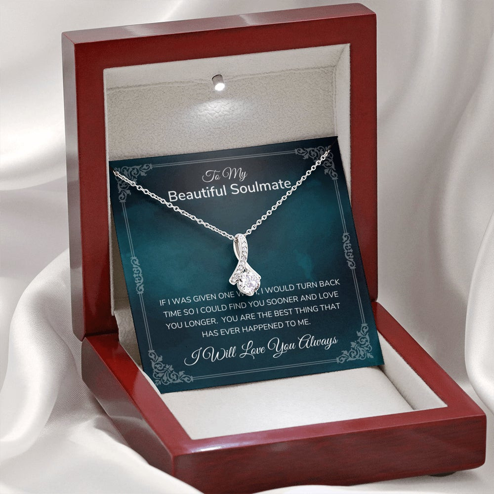 My Beautiful Soulmate, Love You Always – Alluring Beauty Necklace