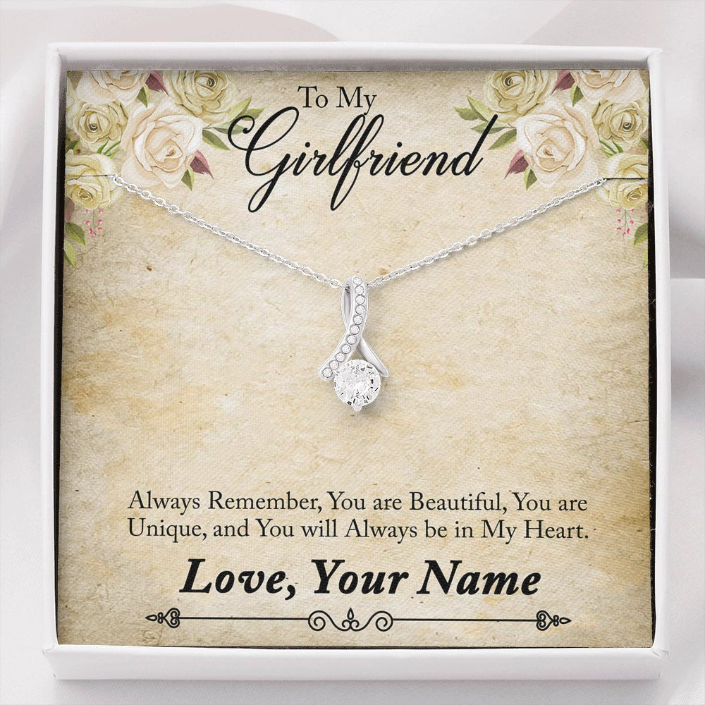 My Girlfriend, You Will Always Be In My Heart – Alluring Beauty Necklace