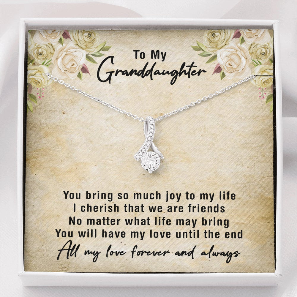 My Granddaughter, You Bring Me So Much Joy – Alluring Beauty Necklace