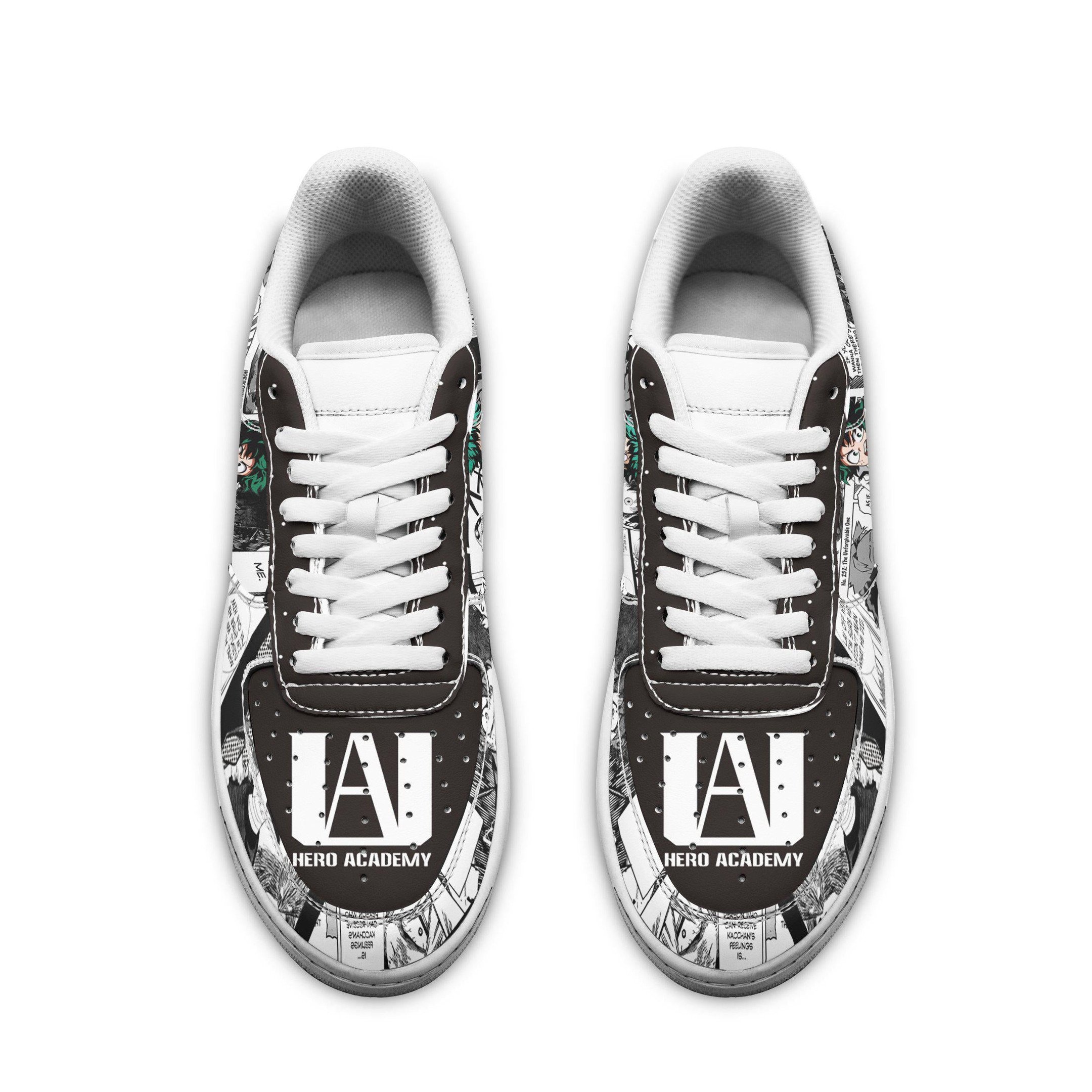 My Hero Academia Air Sneakers Custom BNHA Manga Mixed Anime Shoes
