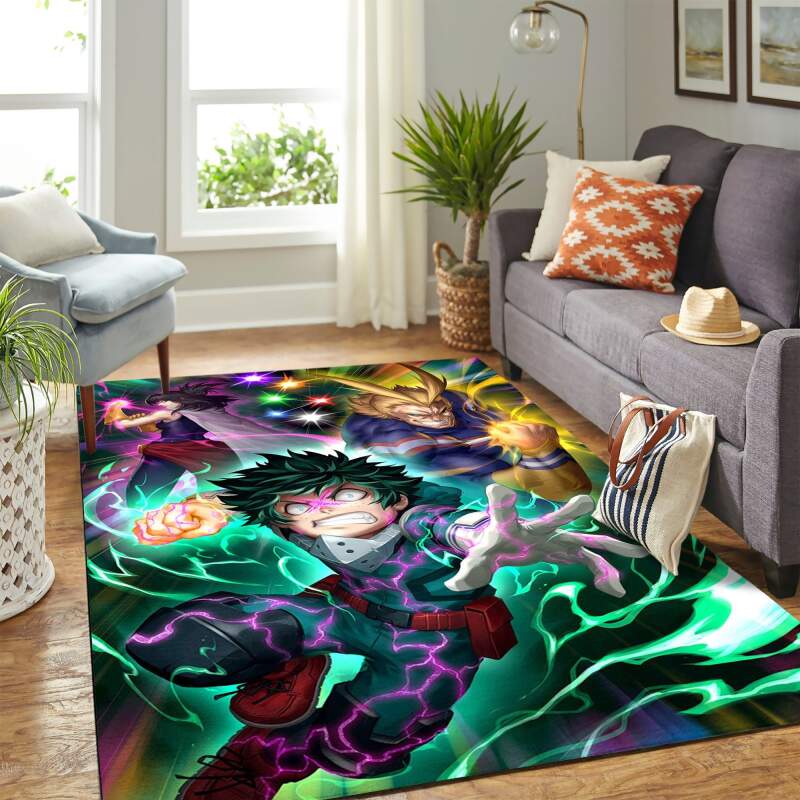 My Hero Academia Anime Carpet Floor Area Rectangle Rug